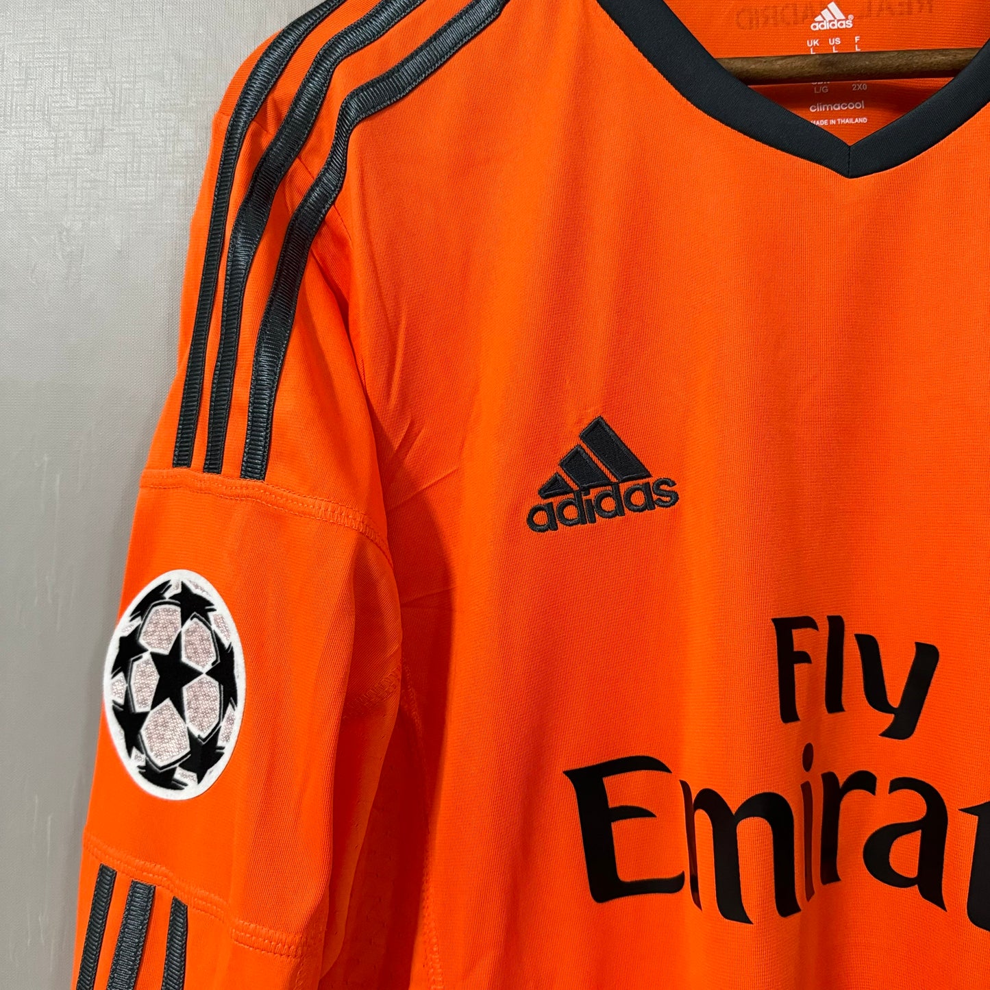 Real Madrid 2013/14 Away (Third Kit) Long-Sleeve Retro Jersey