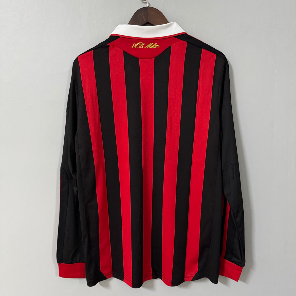AC Milan 2009/10 Home Long-Sleeve Retro Jersey