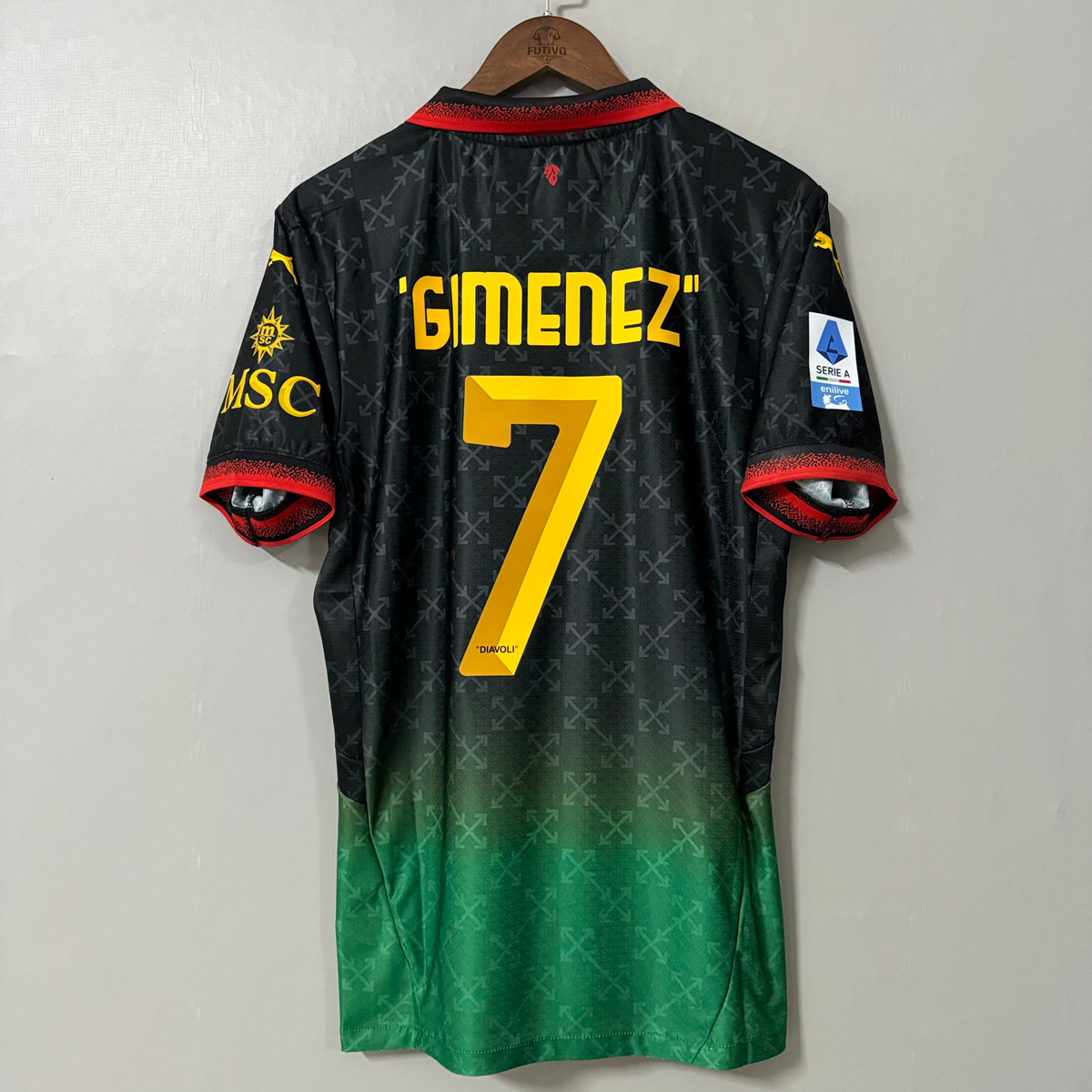 AC Milan 2025 X OFF WHITE Jersey – Player Edition