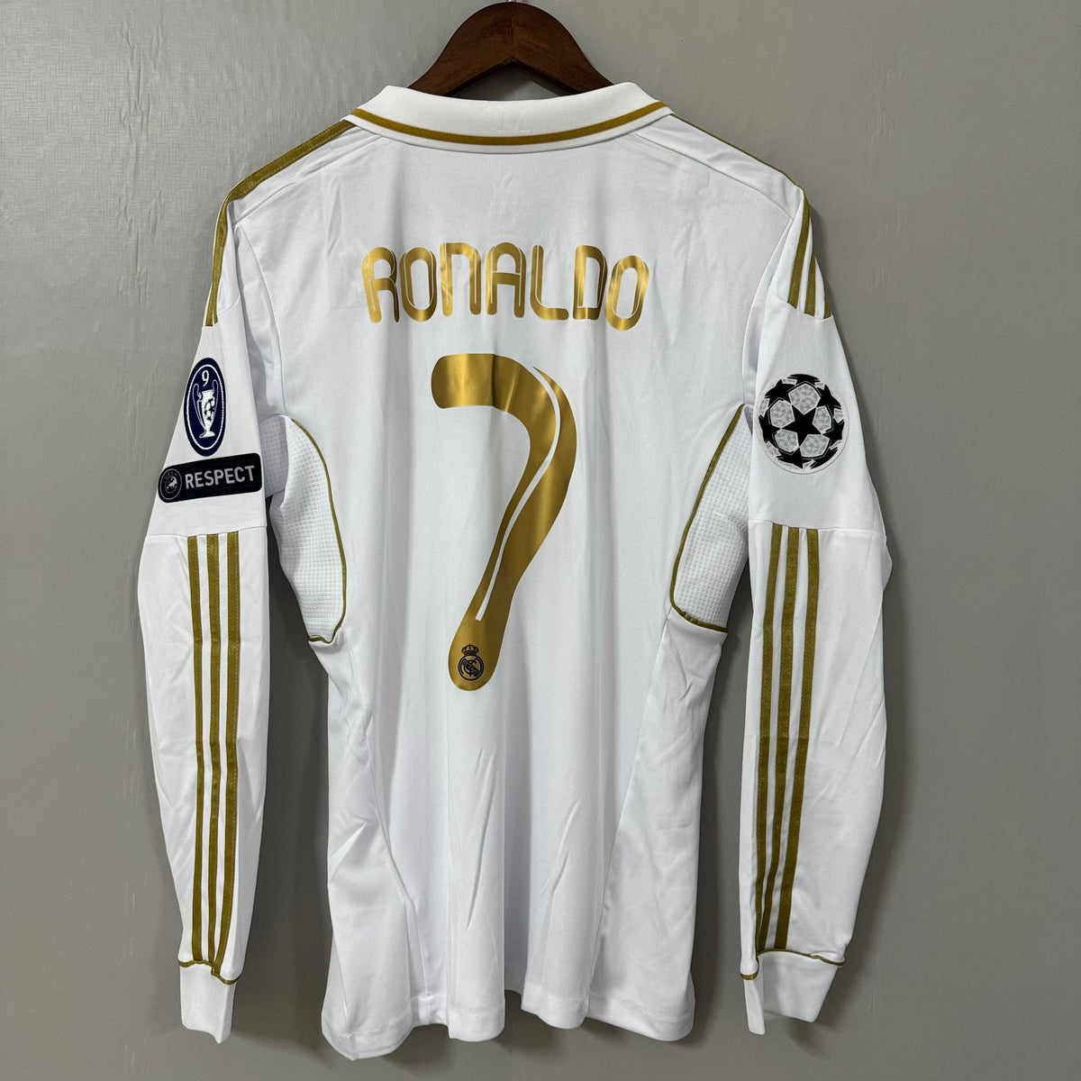 Real Madrid 2011/12 Home Long-Sleeve Retro Jersey