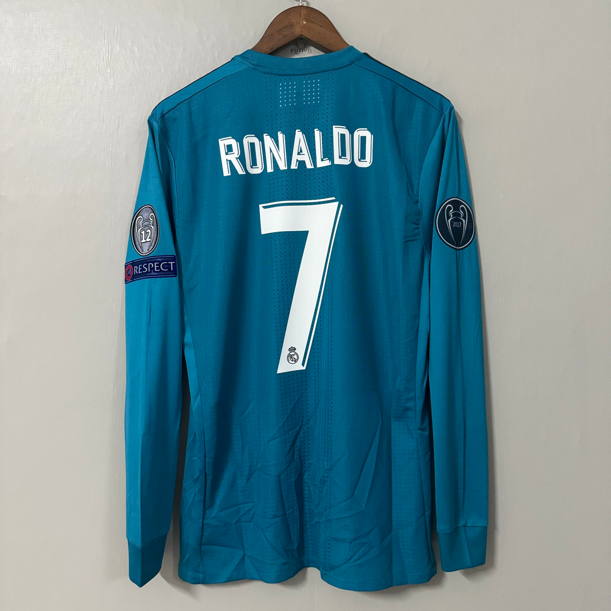 Real Madrid 2017/18 Away (Third Kit) Long-Sleeve Jersey – Player Edition