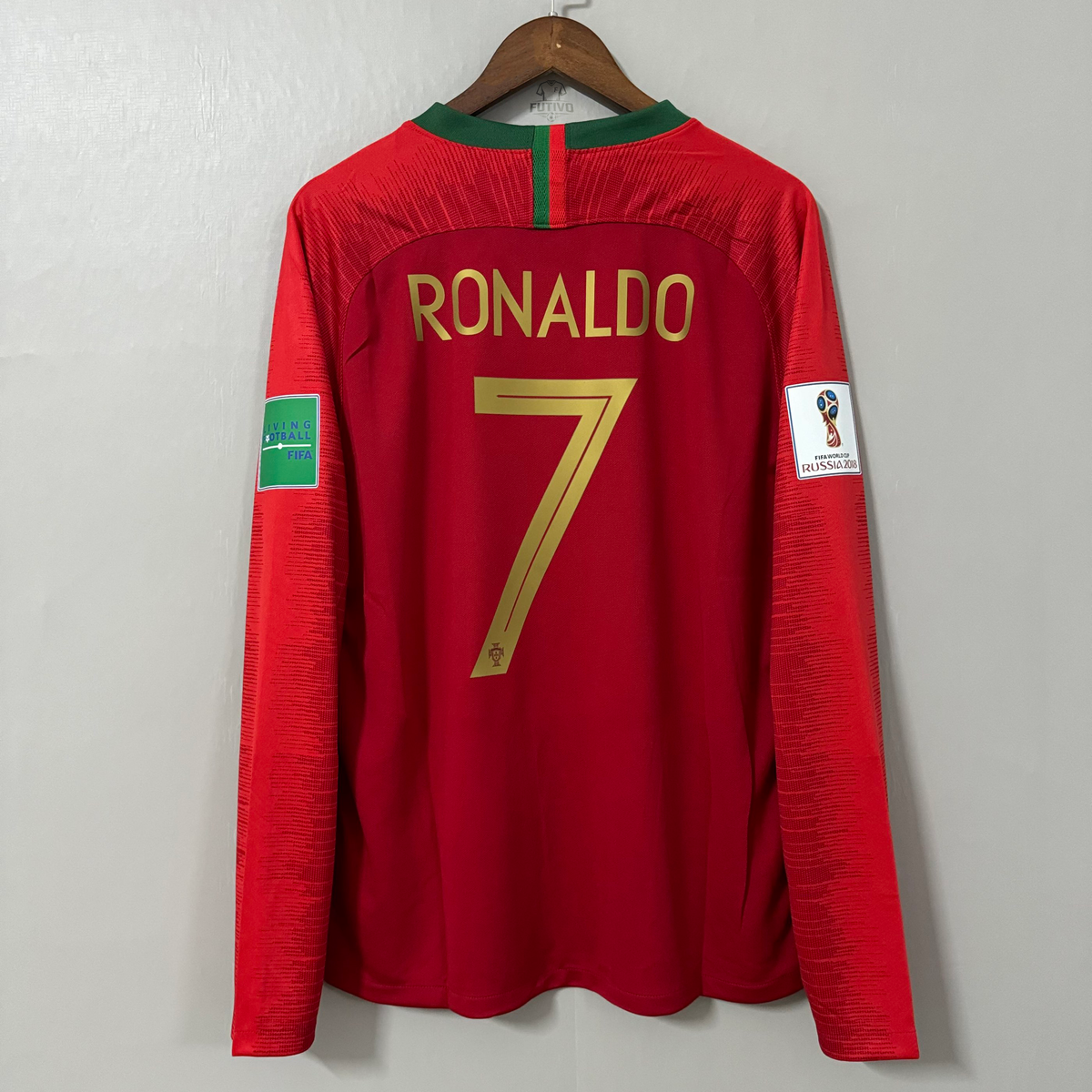 Portugal 2018 World Cup Home Long-Sleeve Jersey