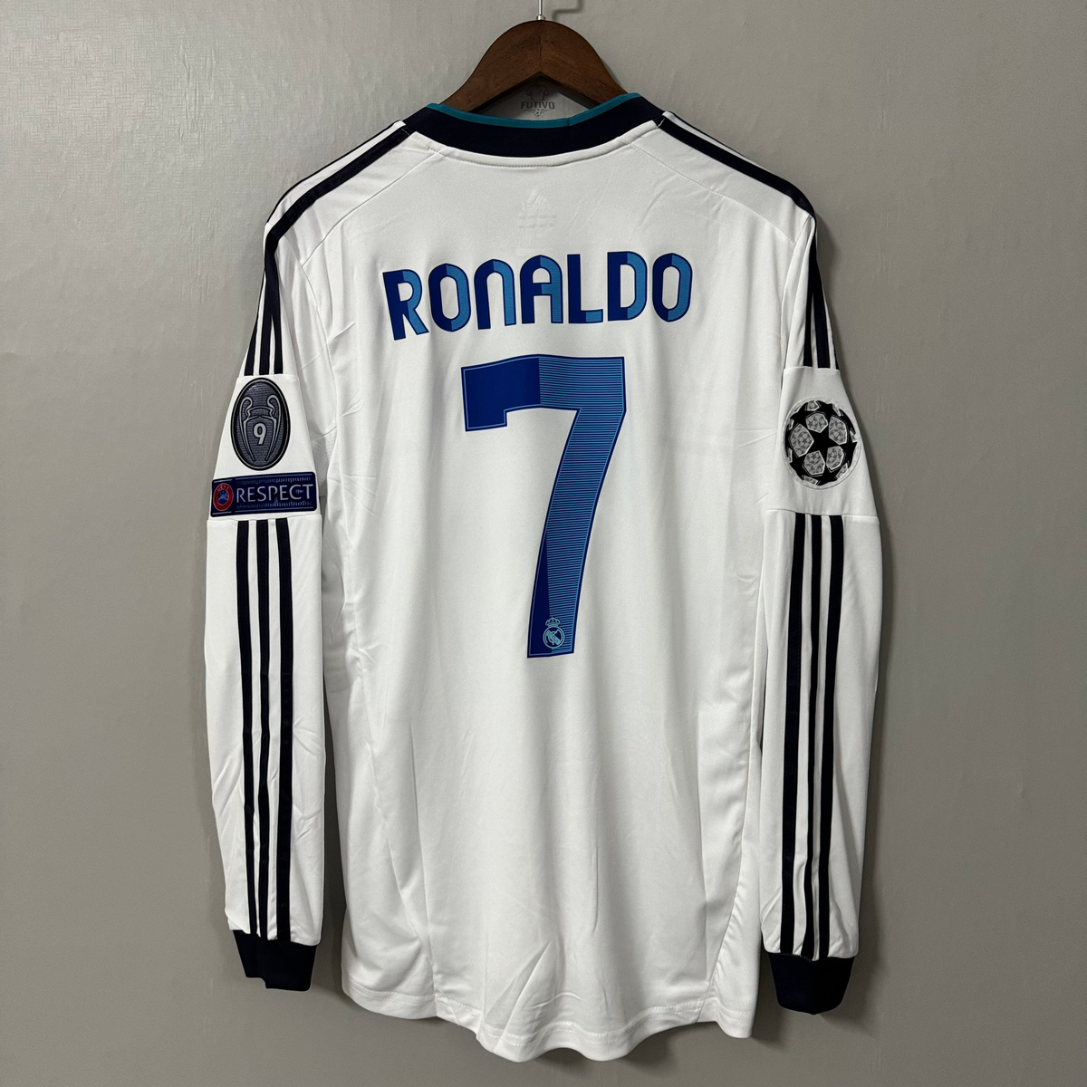 Real Madrid 2012/13 Home Long-Sleeve Retro Jersey