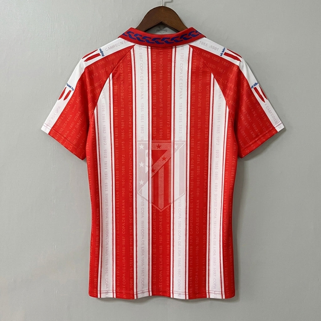 Atletico Madrid 1995/96 Home Retro Jersey