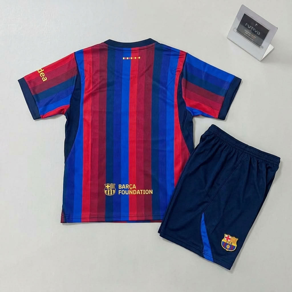 Barcelona 2026/27 Home Kids Kit