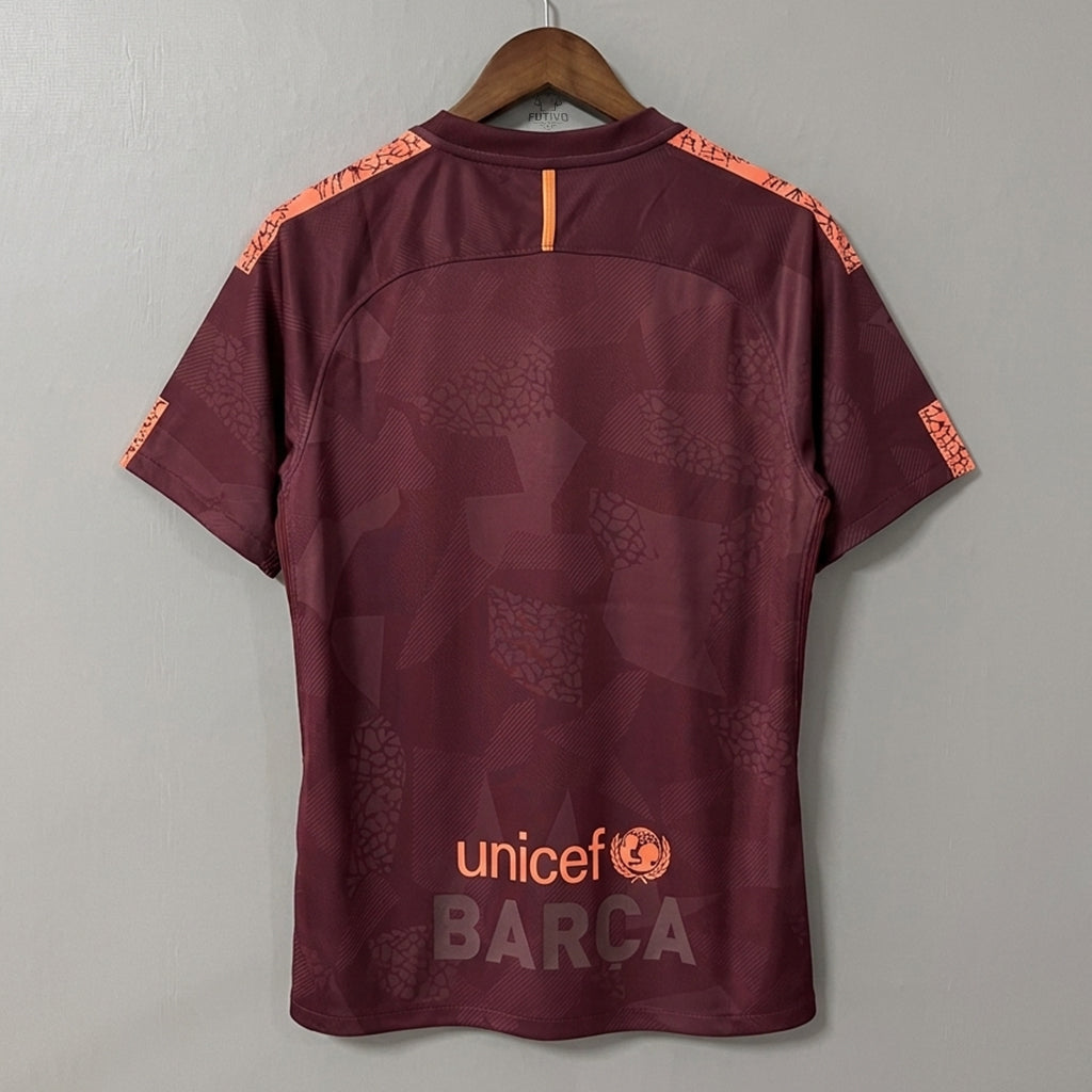Barcelona 2017/18 Away (Third Kit) Retro Jersey