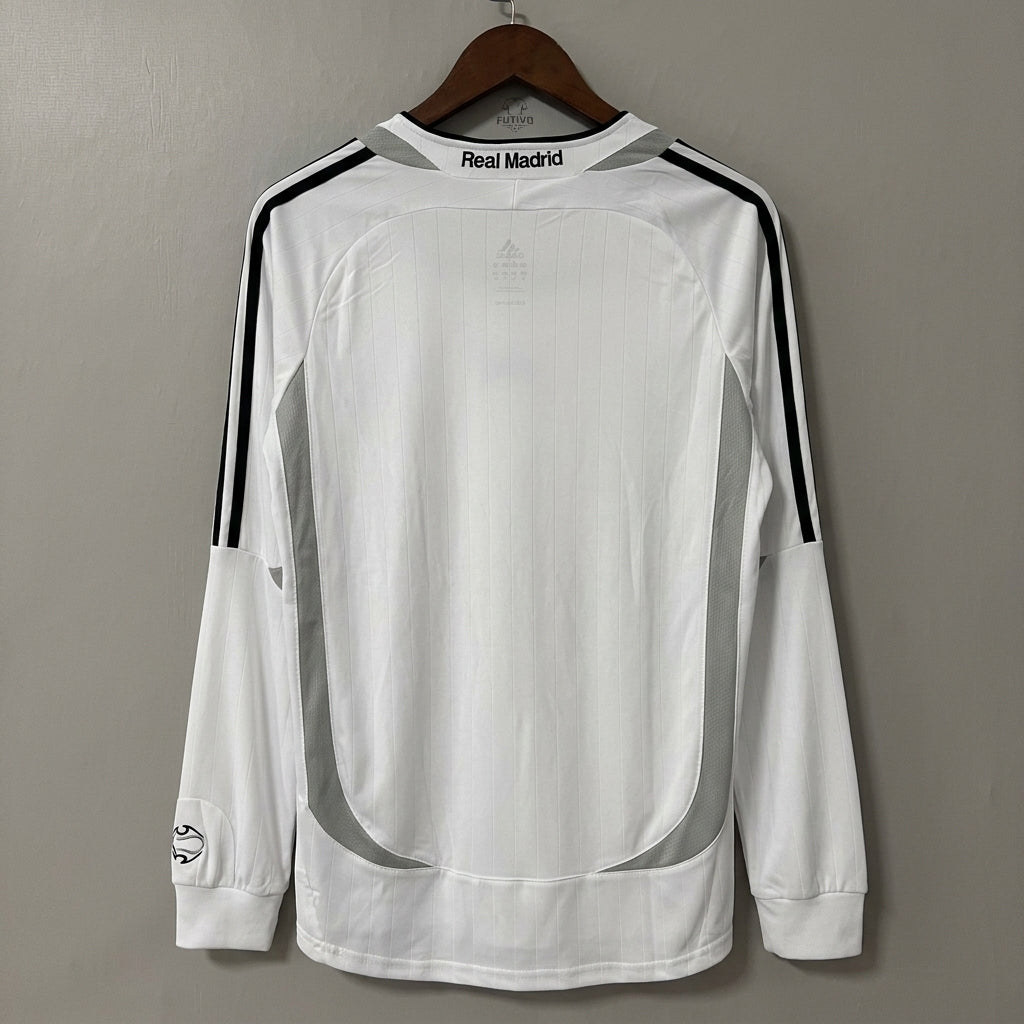 Real Madrid 2006/07 Home Long-Sleeve Retro Jersey