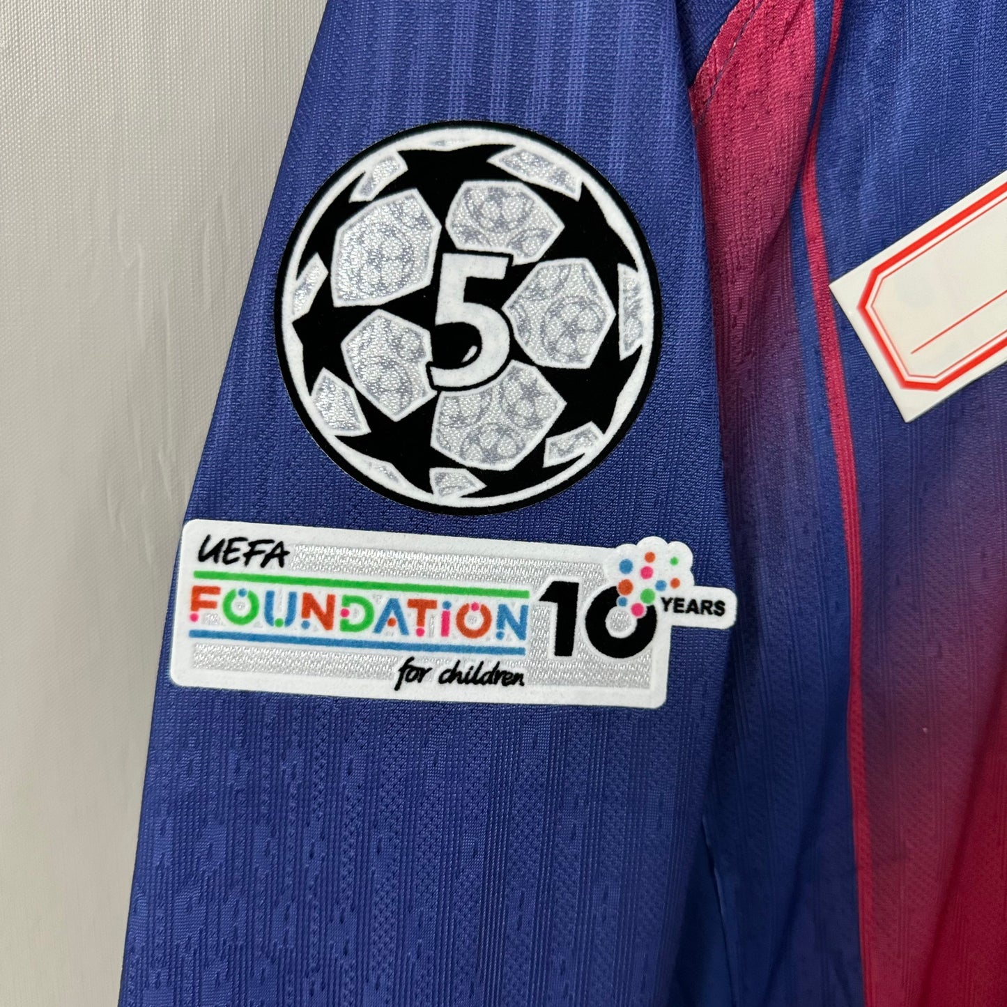 Barcelona 2025/26 Home Long-Sleeve Jersey – Player Edition