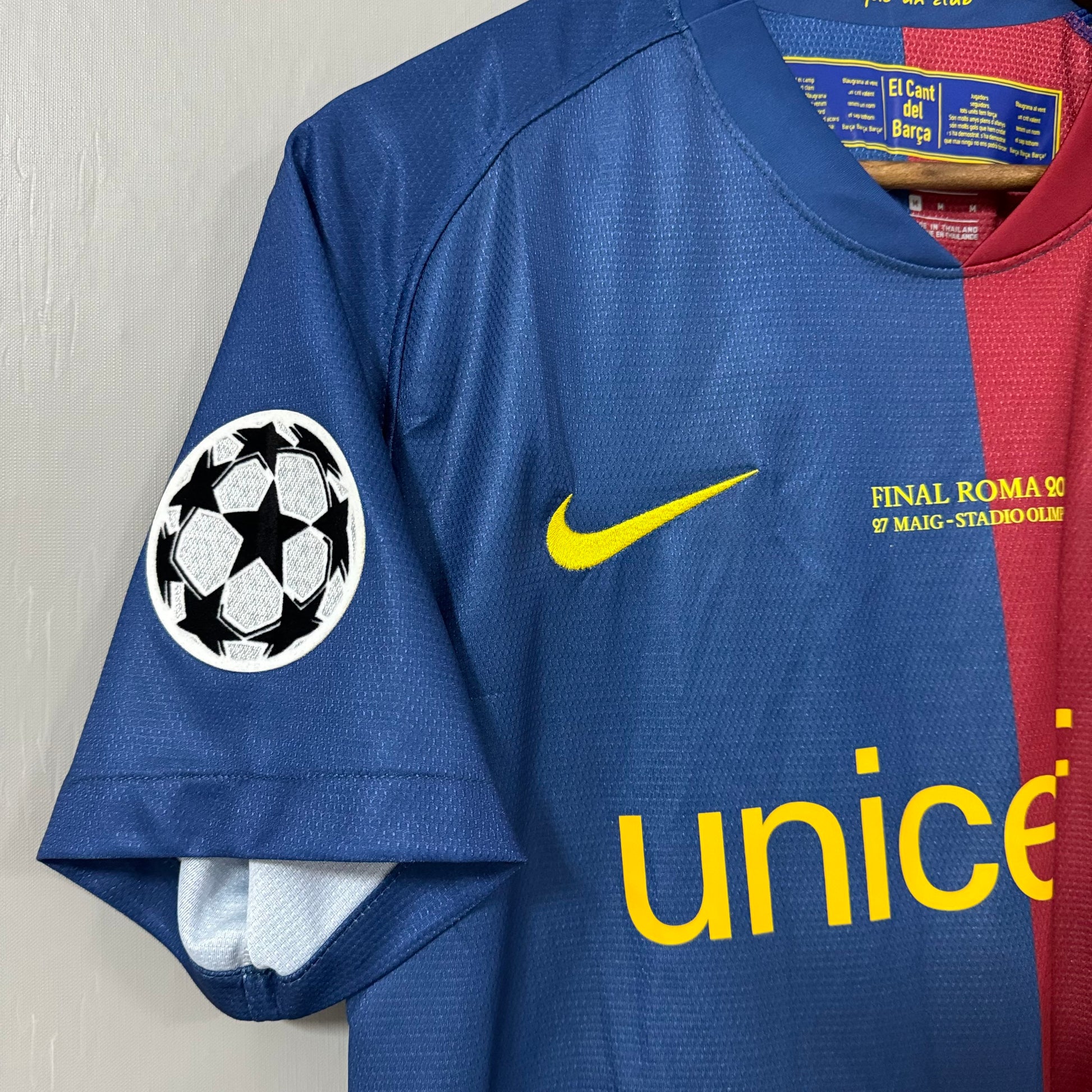 Barcelona 2008/09 Home (UCL Final) Retro Jersey
