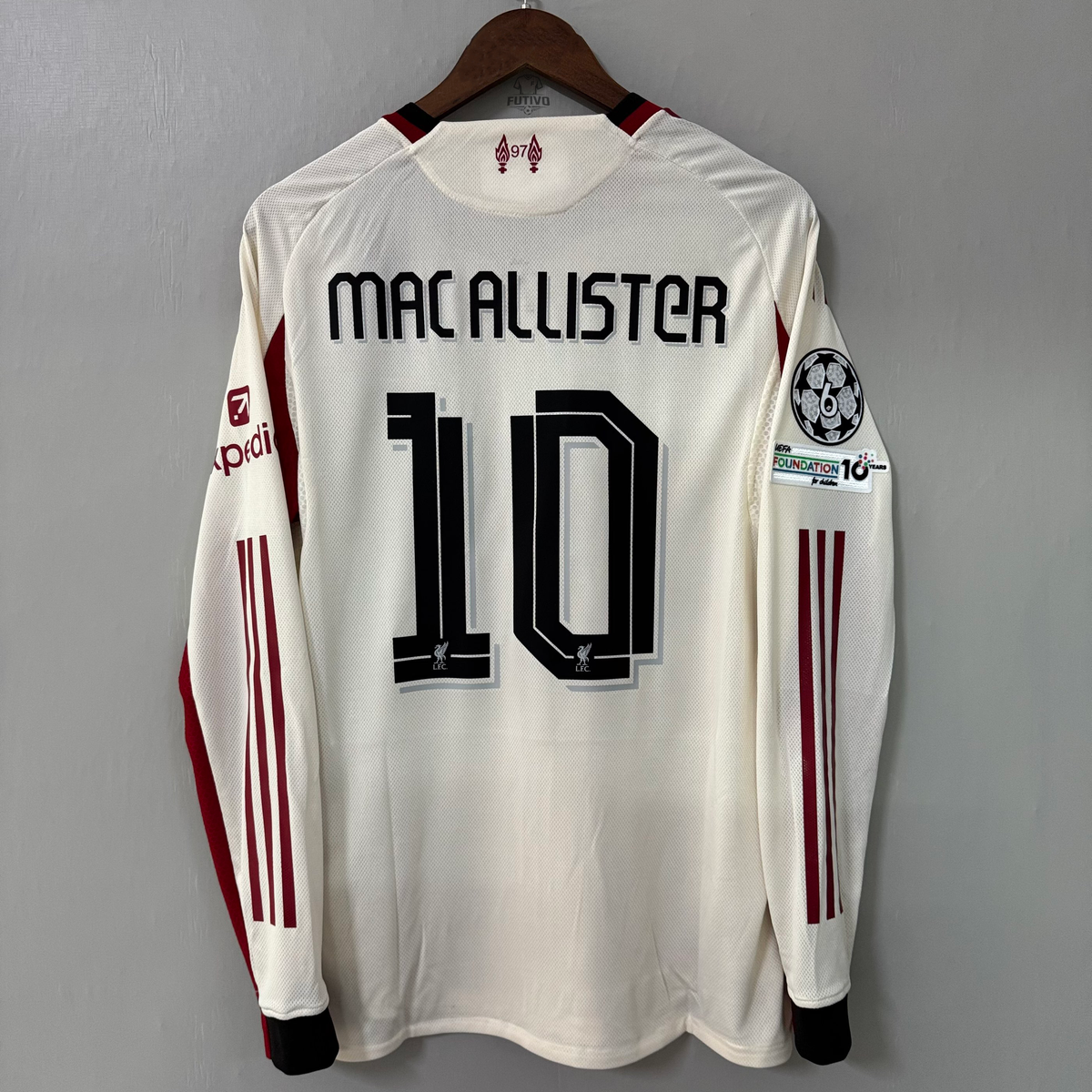 Liverpool 2025/26 Away Long-Sleeve Jersey – Player Edition