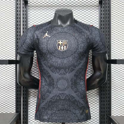 Barcelona 2025/26 Fan-Made Special Black Jersey – Player Edition