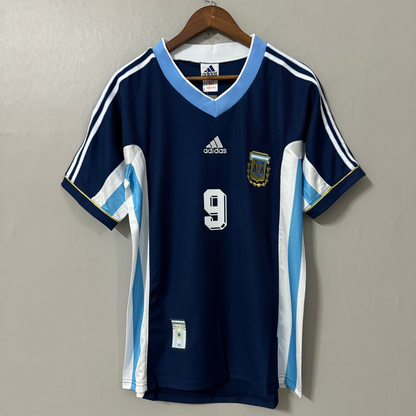 Argentina 1998 World Cup Away Retro Jersey