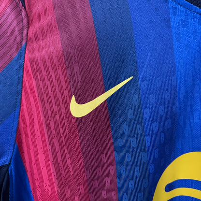 Barcelona 2026/27 Home Long-Sleeve Jersey – Player Edition