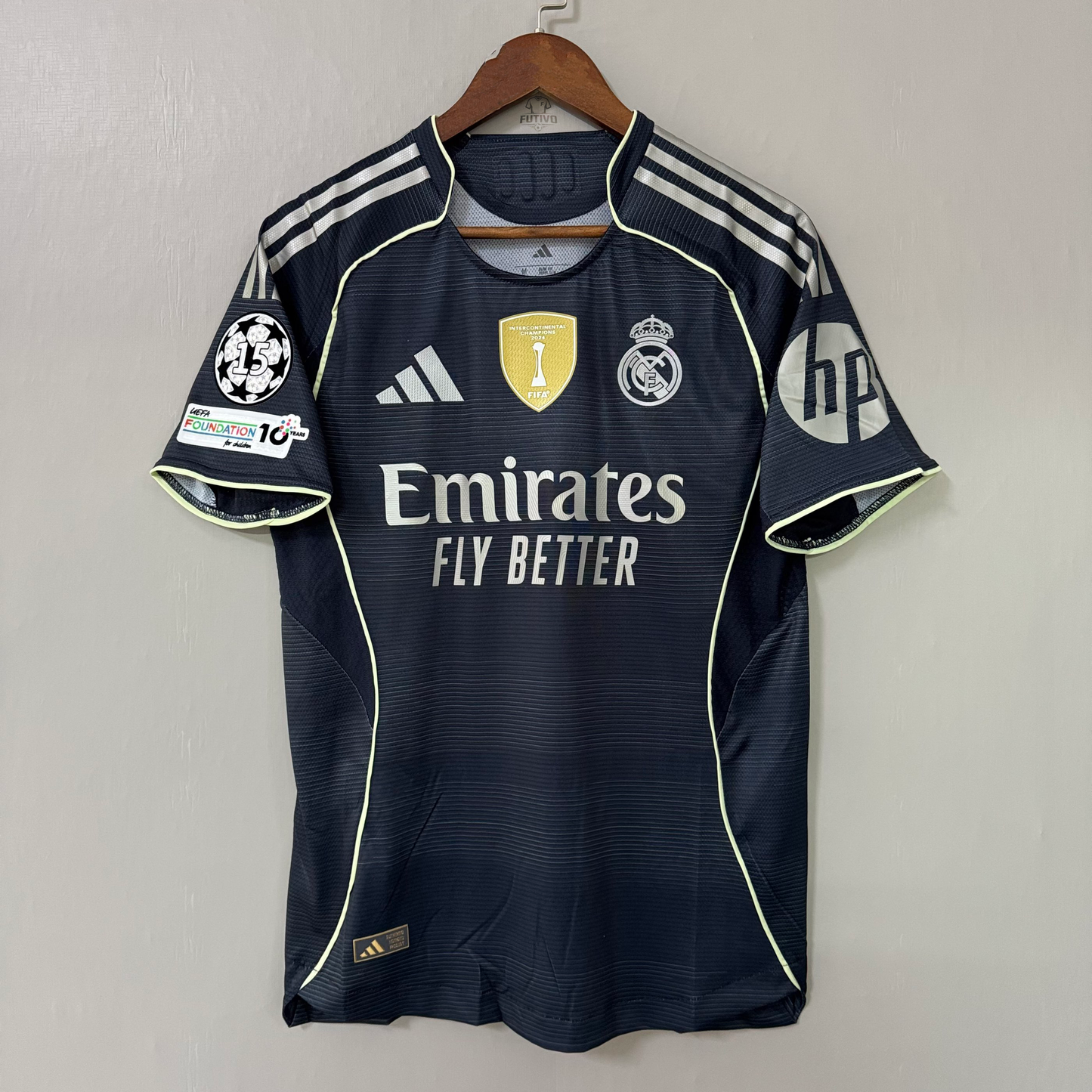 Real Madrid 2025/26 Away Jersey – Player Edition