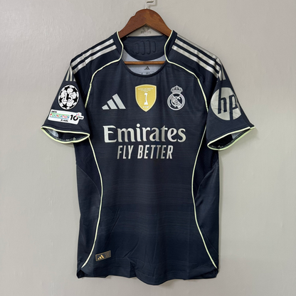 Real Madrid 2025/26 Away Jersey – Player Edition