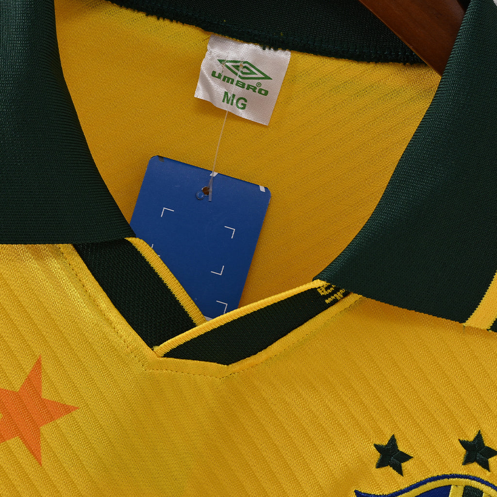 Brazil 1994 World Cup Home Retro Jersey