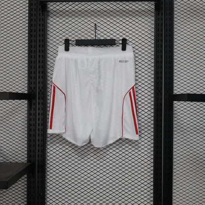 Ajax Amsterdam 2025/26 White Shorts – Player Edition