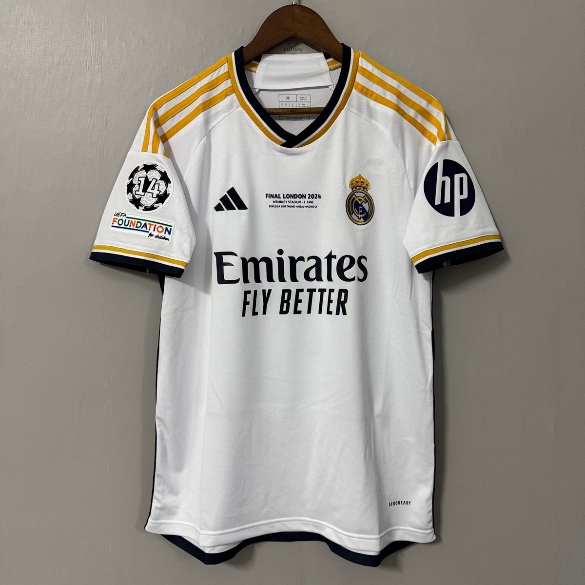 Real Madrid 2023/24 Home (UCL Final) Jersey