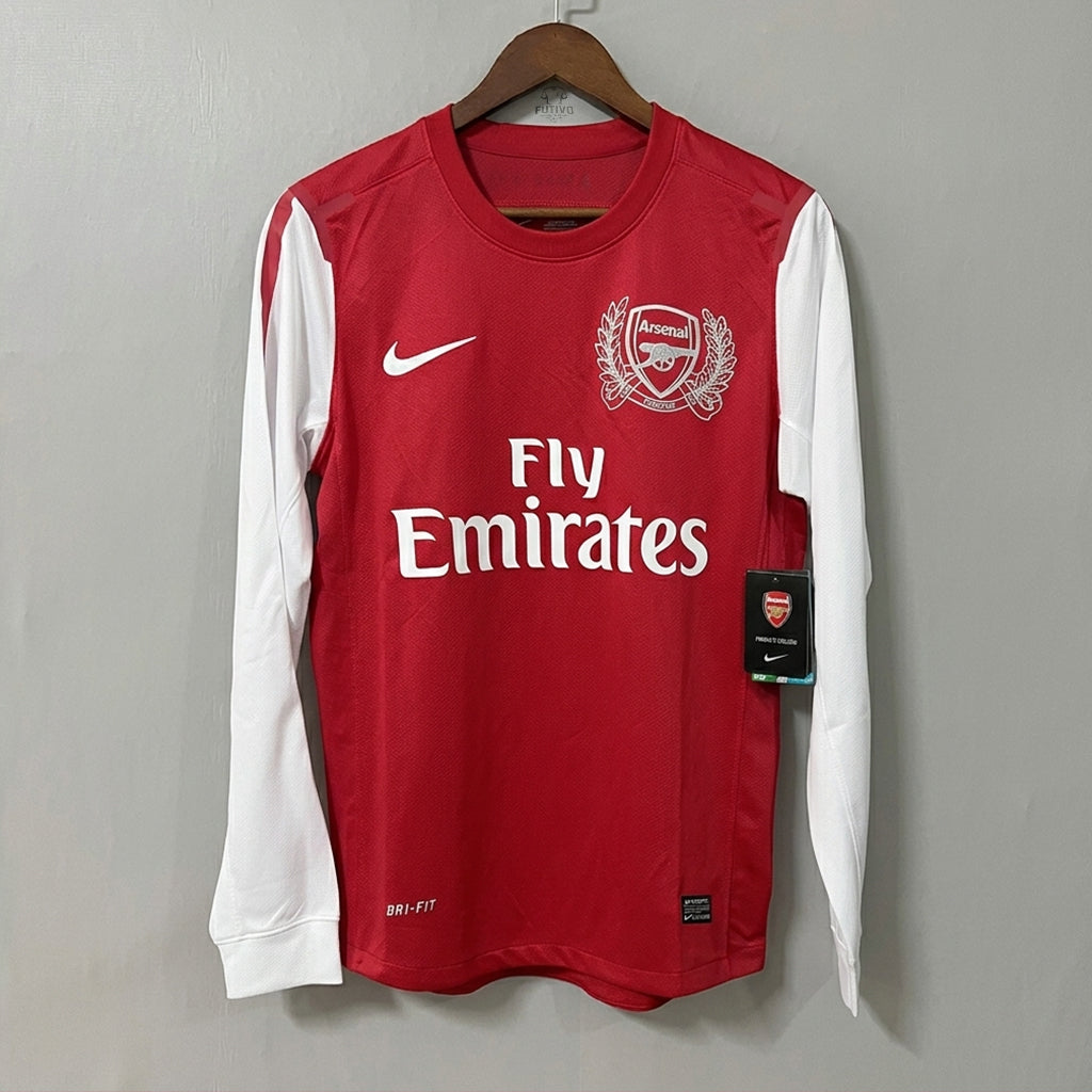 Arsenal 2011/12 Home Retro Long-Sleeve Jersey – Player Edition
