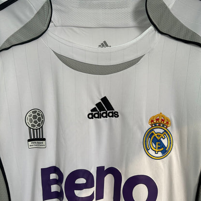 Real Madrid 2006/07 Home Long-Sleeve Retro Jersey