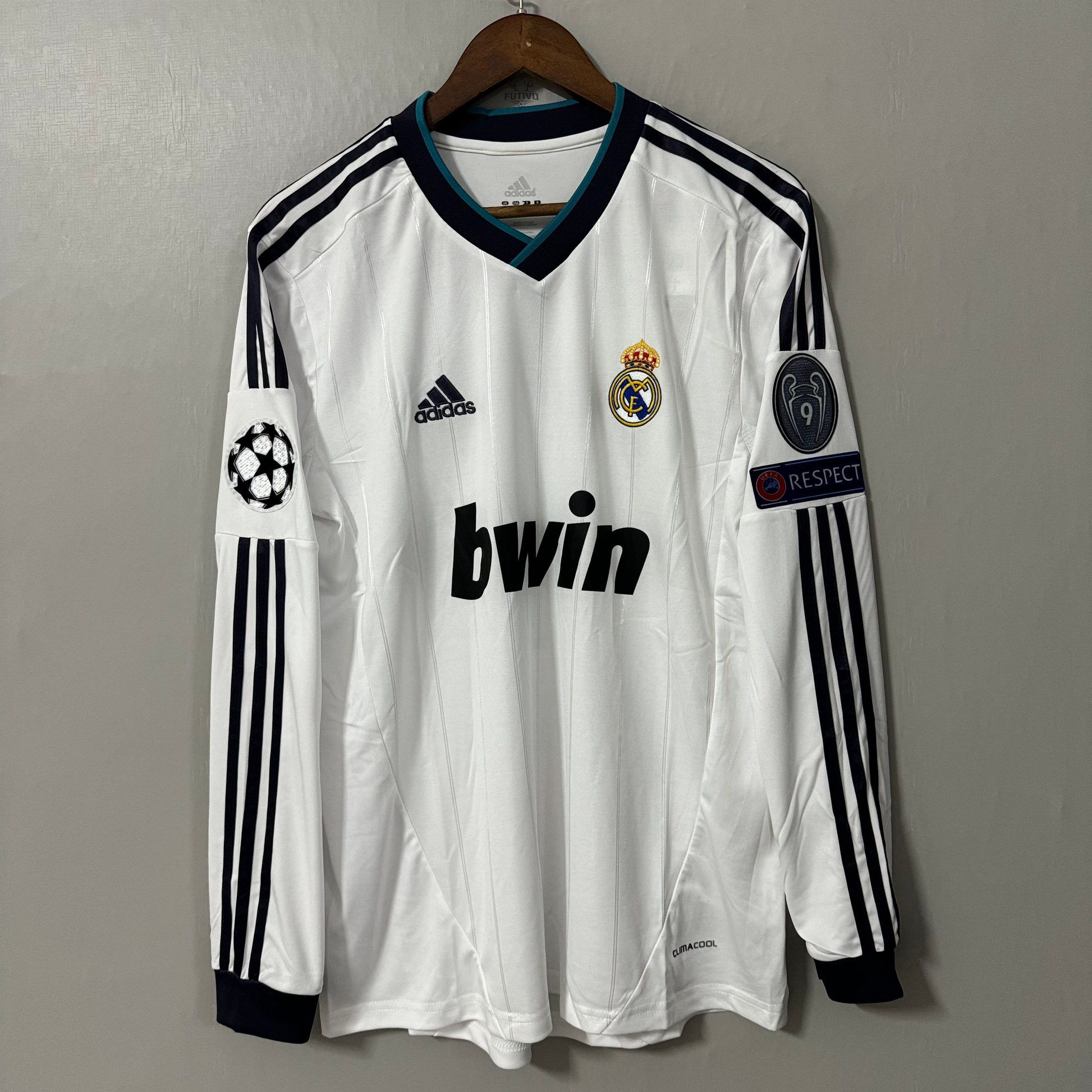 Real Madrid 2012/13 Home Long-Sleeve Retro Jersey