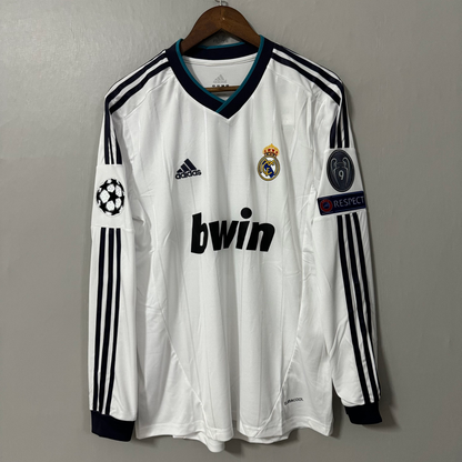 Real Madrid 2012/13 Home Long-Sleeve Retro Jersey