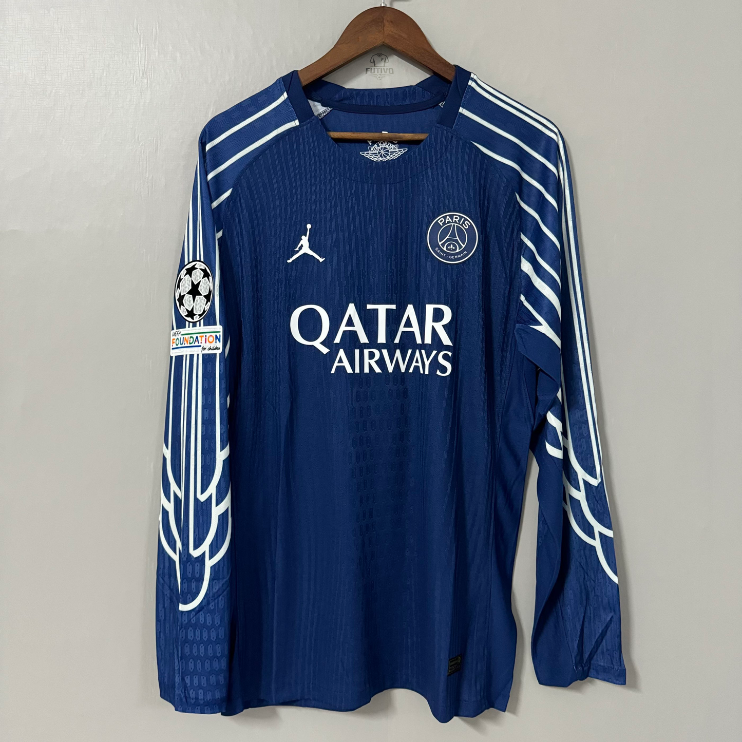 Paris Saint-Germain 2024/25 Away (Third Kit) Long-Sleeve Jersey – Player Edition