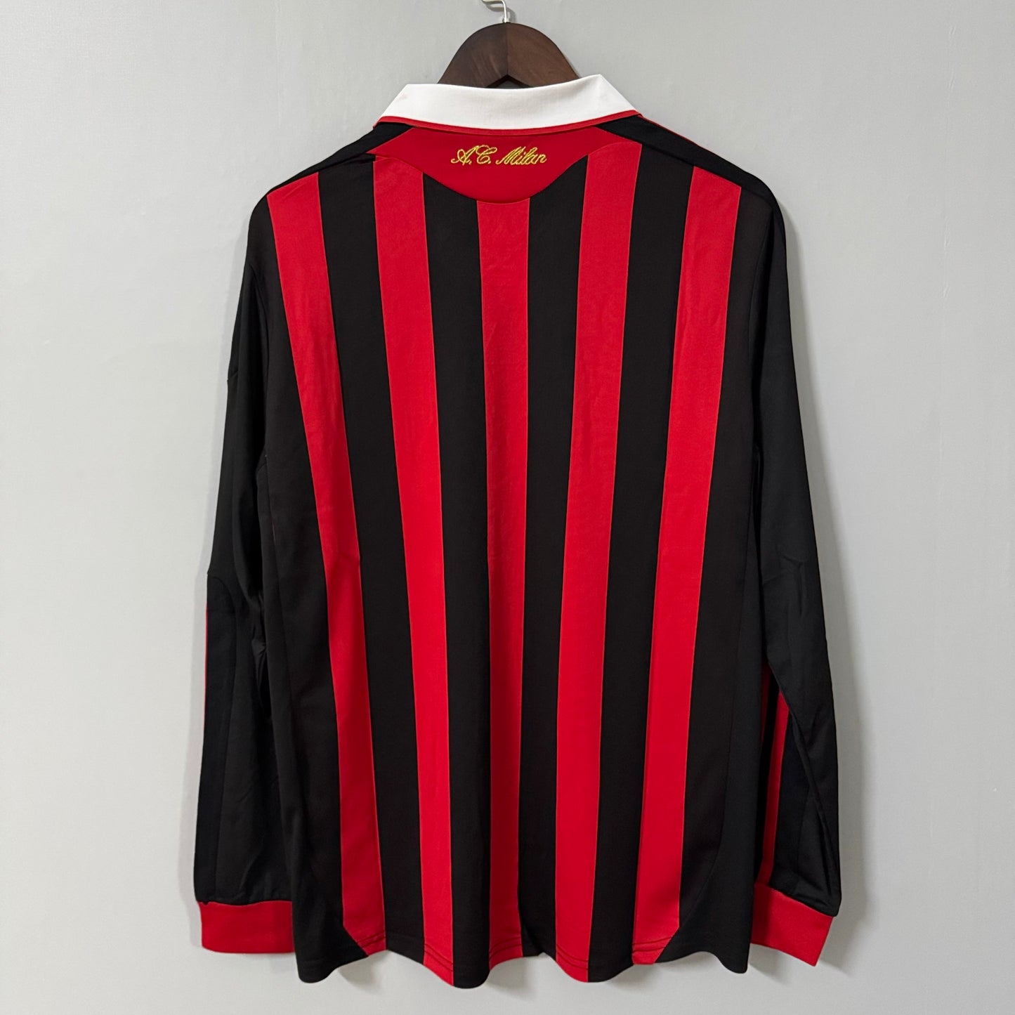 AC Milan 2009/10 Home Long-Sleeve Retro Jersey