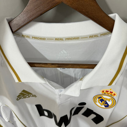 Real Madrid 2011/12 Home Long-Sleeve Retro Jersey