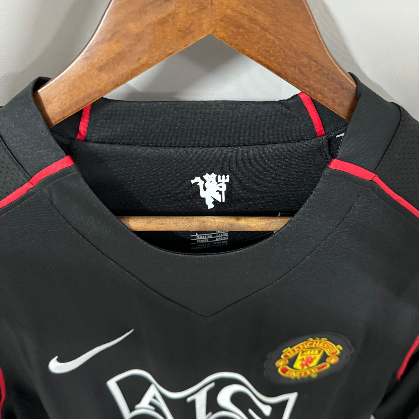 Manchester United 2007/08 Away (League) Long-Sleeve Retro Jersey