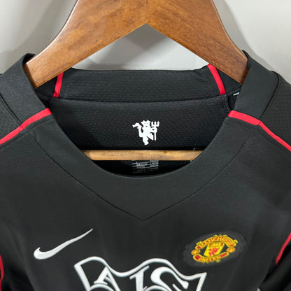 Manchester United 2007/08 Away (League) Long-Sleeve Retro Jersey