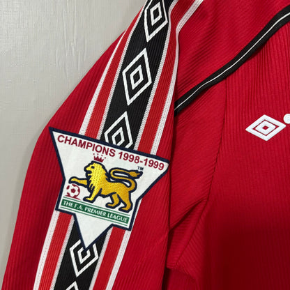 Manchester United 1998/00 Home Long-Sleeve Retro Jersey