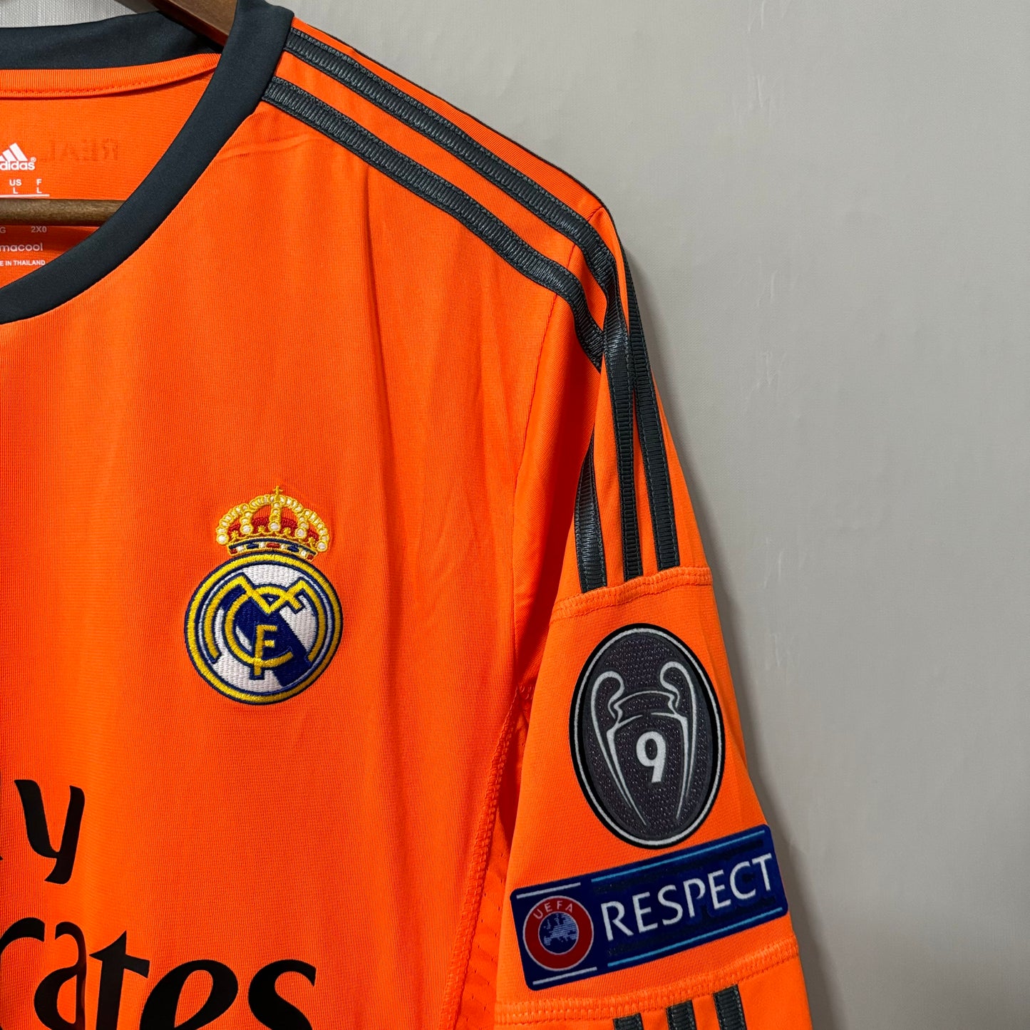 Real Madrid 2013/14 Away (Third Kit) Long-Sleeve Retro Jersey