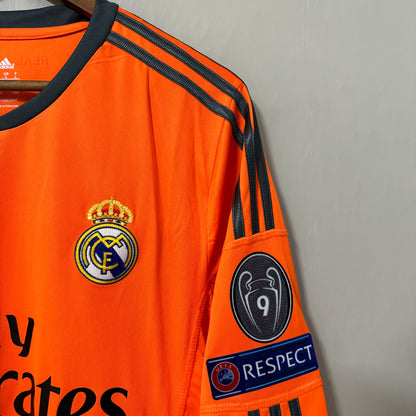 Real Madrid 2013/14 Away (Third Kit) Long-Sleeve Retro Jersey