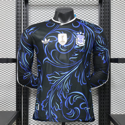Argentina 2026 World Cup Away Long-Sleeve Jersey – Player Edition