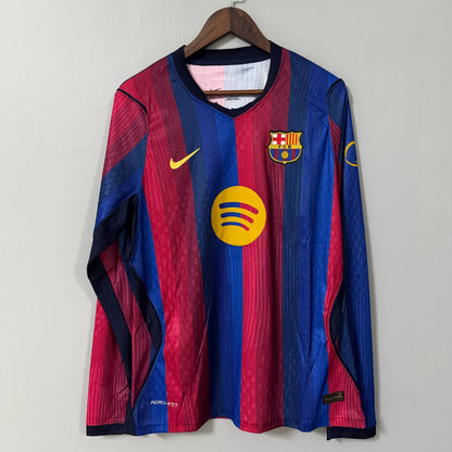 Barcelona 2026/27 Home Long-Sleeve Jersey – Player Edition