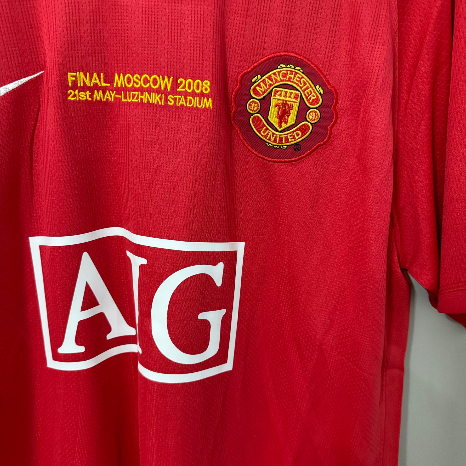 Manchester United 2007/08 Home (UCL Final) Retro Jersey