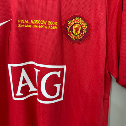 Manchester United 2007/08 Home (UCL Final) Retro Jersey
