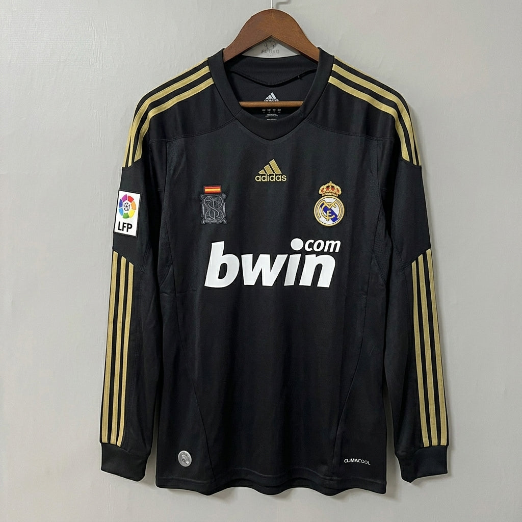 Real Madrid 2009/10 Away (Third Kit) Long-Sleeve Retro Jersey