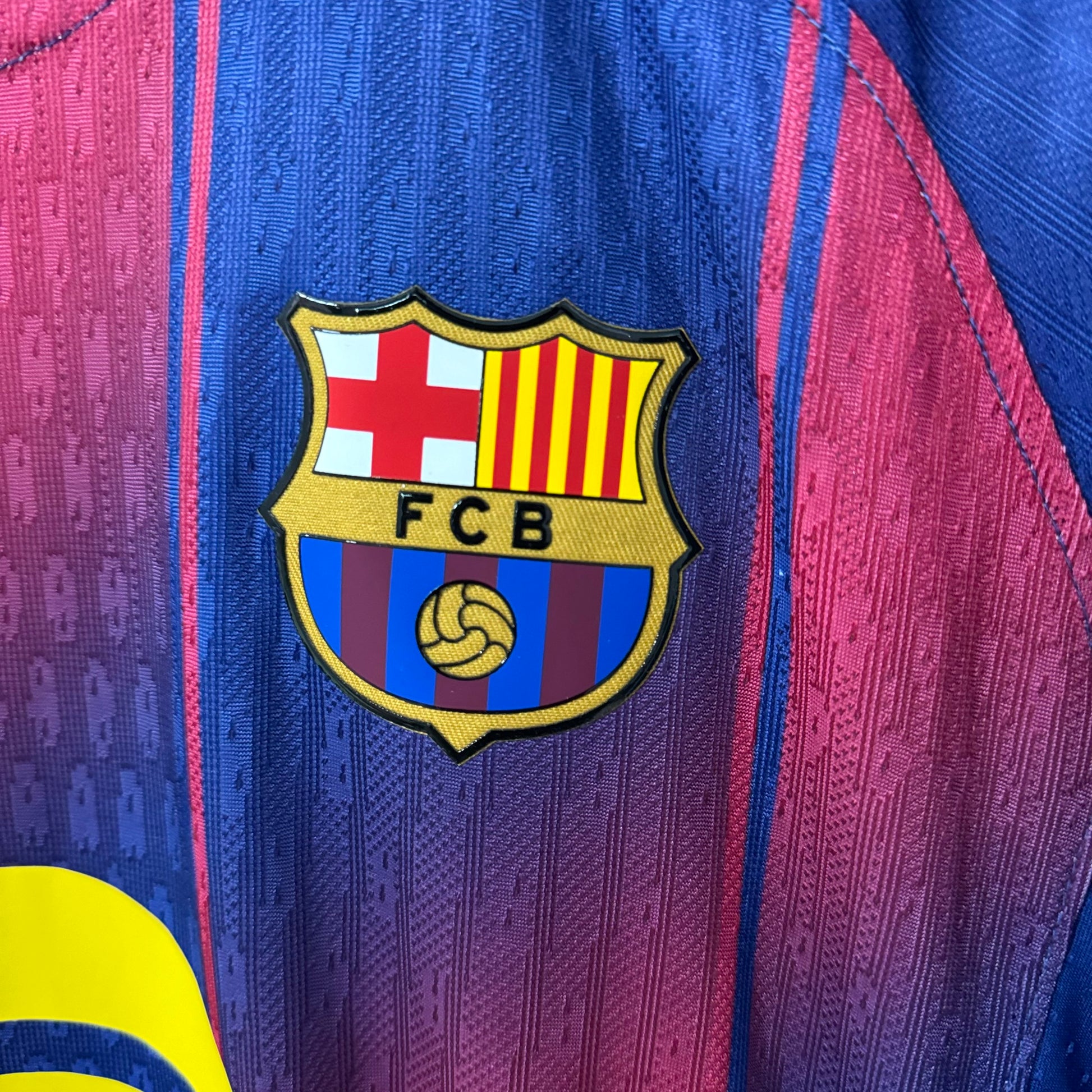 Barcelona 2025/26 Home Long-Sleeve Jersey – Player Edition