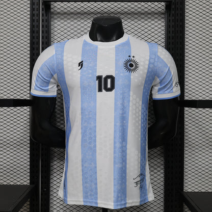 Argentina #10 Maradona Tribute Home Jersey – Player Edition