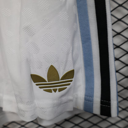 Argentina 50th Anniversary 2024/25 White Shorts – Player Edition