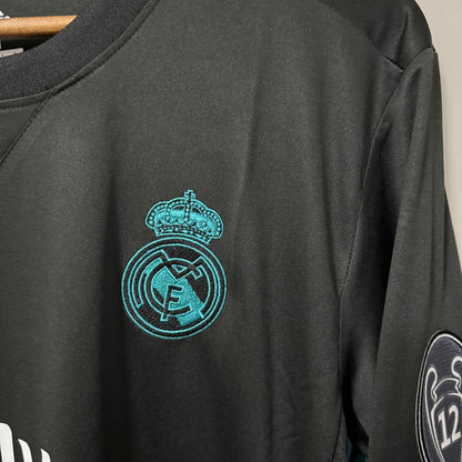 Real Madrid 2017/18 Away Long-Sleeve Retro Jersey