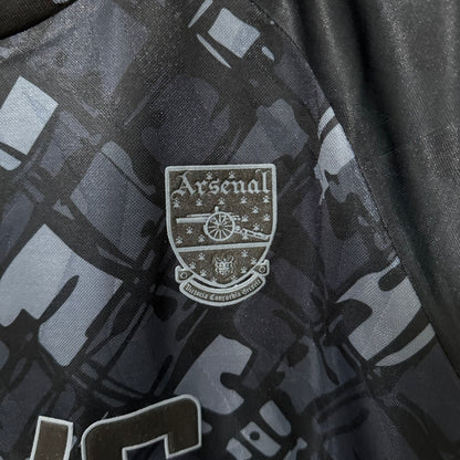 Arsenal 1990/92 JVC Blackout Retro Jersey – Special Edition