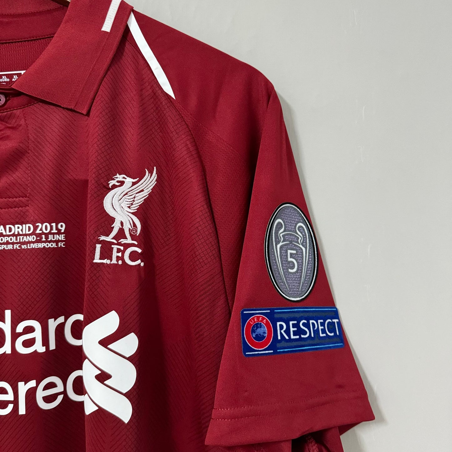 Liverpool 2018/19 Home (UCL Final) Jersey