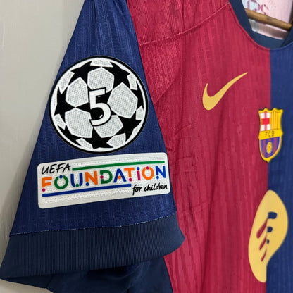 Barcelona 2024/25 Home Jersey – Player Edition