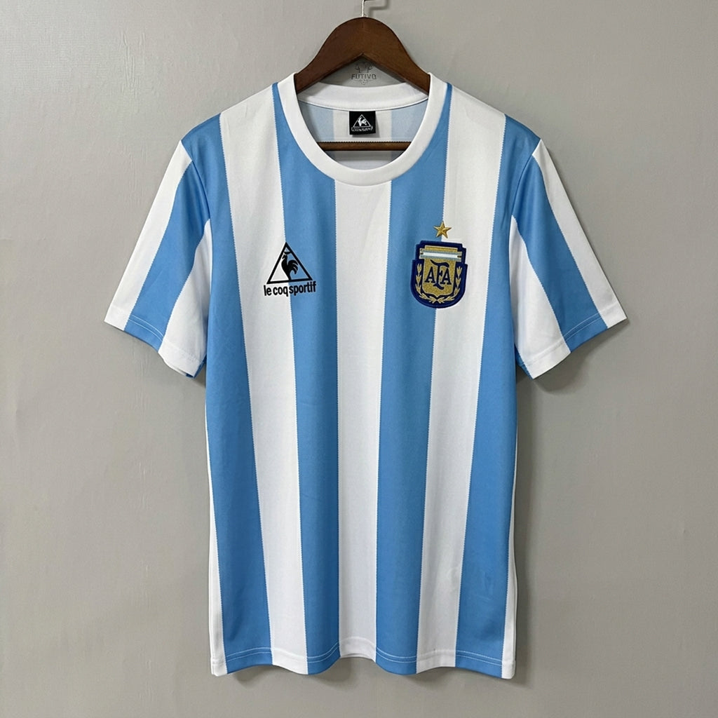 Argentina 1986 World Cup Home Retro Jersey