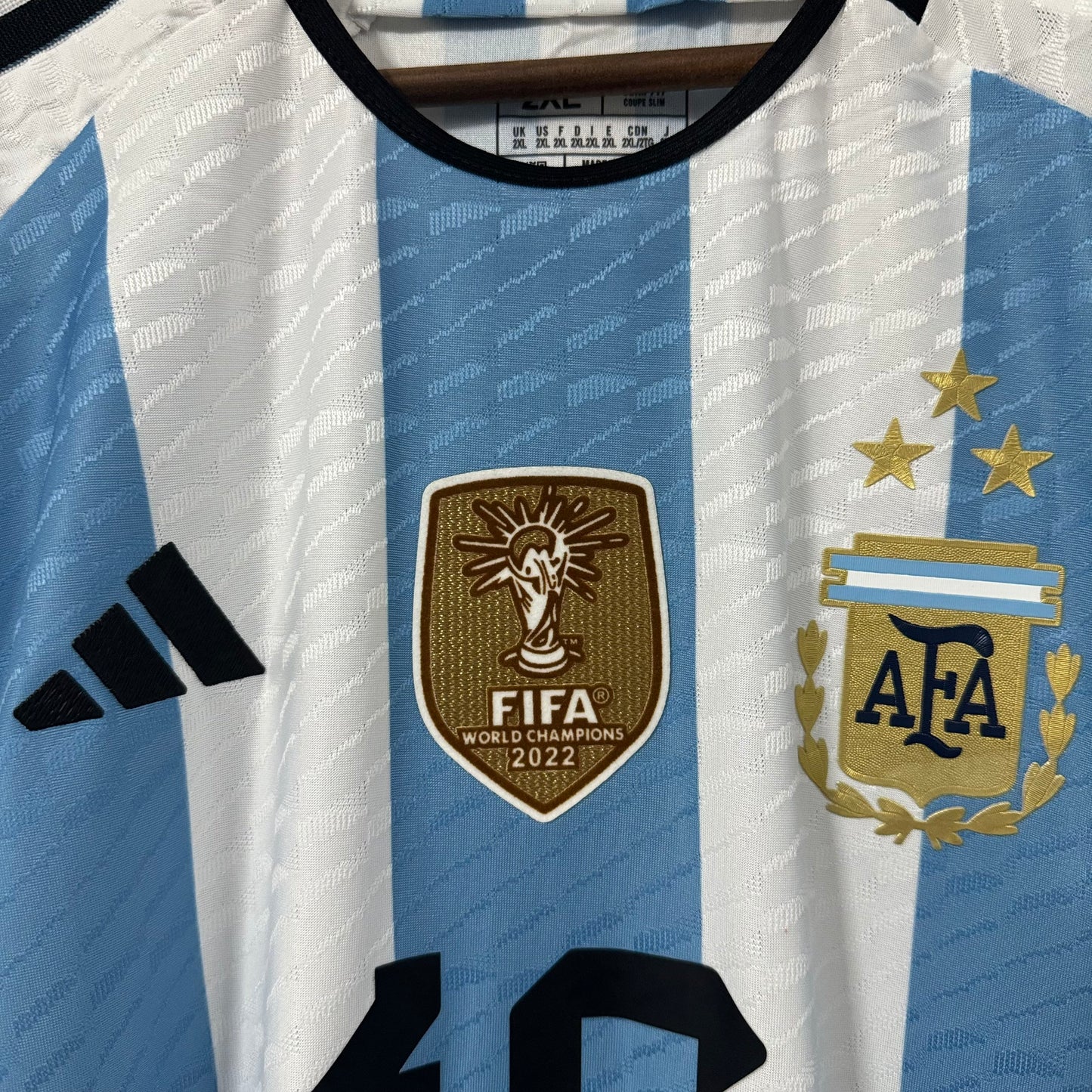 Argentina 2022 World Cup (Champions) Home Jersey
