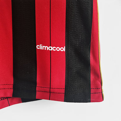 AC Milan 2013/14 Home Long-Sleeve Retro Jersey