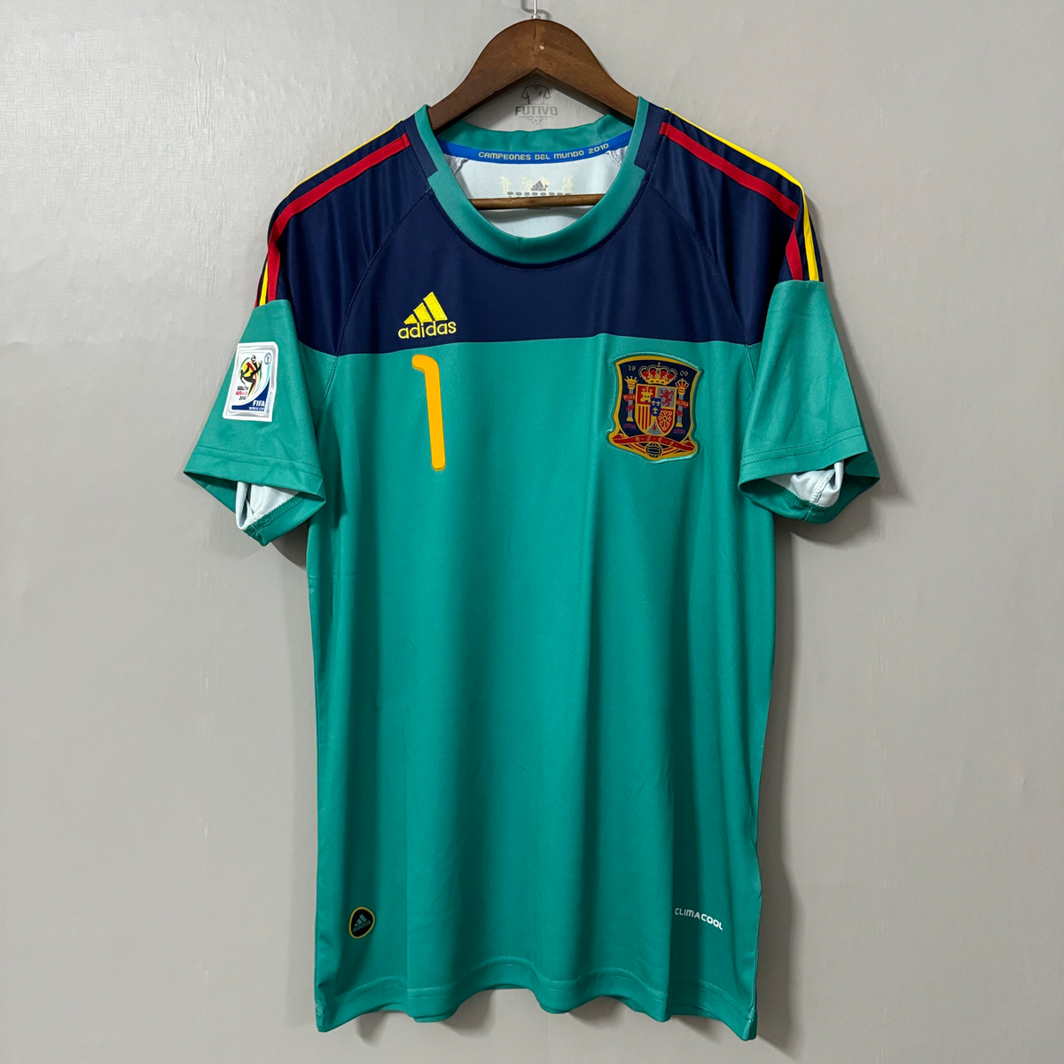 Spain 2010 World Cup Goalkeeper Jersey (Home)
